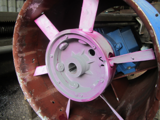 Construction of new generator cooling fans