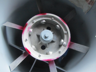 Fertigung eines neuen Ventilators zur Kühlung des  Generators