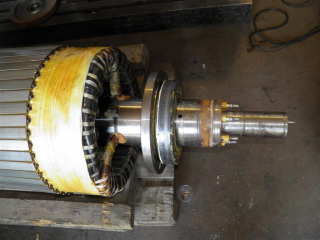 Riparazione del rotore del del aerogeneratore di 800 kW, 690V