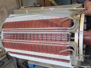 Riparazione del rotore del generatore   3200kVA