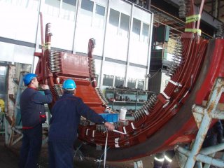 Prematanje statora istosmjernog elektromotora Pilgera teške pruge